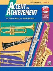 Accent On Achievement, Book 1 (noty na altsaxofon) (+audio)