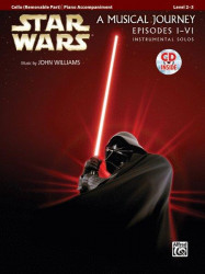 Star Wars Movies 1-6 (noty na violoncello, klavír) (+audio)