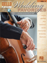 Cello Play-Along 4: Wedding Favorites (noty na violoncello) (+audio)