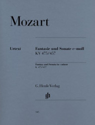 W. A. Mozart: Fantasy and Sonata In C Minor KV 475/457 (noty na klavír)