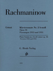 Rachmaninov: Piano Sonata no. 2 in b flat minor op. 36 (noty na klavír)