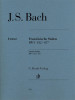 J. S. Bach: French Suites BWV 812-817 (noty na klavír)