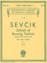 Otakar Ševčík: School of Bowing Technics, Op. 2, Book 2 (noty na housle)