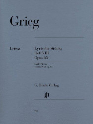Edvard Grieg: Lyric Pieces 8, Op.65 (noty na klavír)