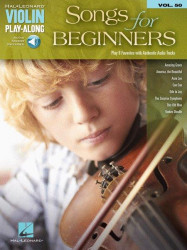 Violin Play-Along 50: Songs for Beginners (noty na housle) (+audio)