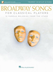 Broadway Songs for Classical Players (noty na trubku, klavír) (+audio)