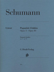 Robert Schumann: Paganini-Studies Op. 3 And Op. 10 (noty na klavír)