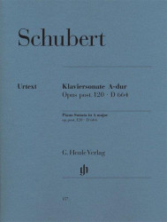 Franz Schubert: Piano Sonata In A D.664 (noty na klavír)