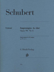 Franz Schubert: Impromptu In A Flat Op.90 No.4 D899 (noty na klavír)