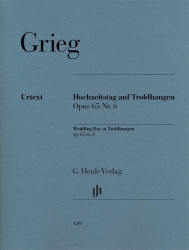 Edvard Grieg: Wedding Day at Troldhaugen op. 65 no. 6 (noty na klavír)