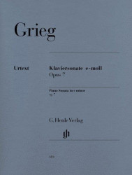 Edvard Grieg: Sonata In E Minor Op.7 (noty na sólo klavír)