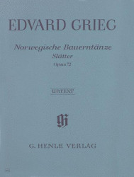 Edvard Grieg: Norwegian Peasant Dances [Slatter] op. 72 (noty na klavír)