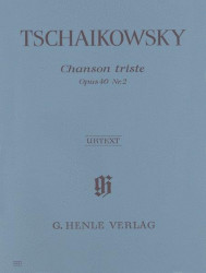 Čajkovskij: Chanson Triste Op.40 No.2 (noty na klavír)