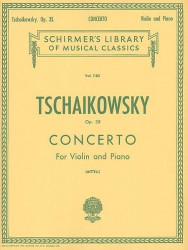 Čajkovskij: Violin Concerto Op.35 (noty na housle, klavír)