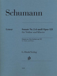 Robert Schumann: Violin Sonata No.2 In D Minor Op.121 (noty na housle, klavír)