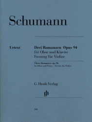 Robert Schumann: 3 Romanzen Op. 94 (noty na housle, klavír)