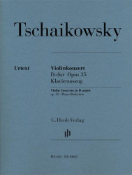 P.I. Čajkovskij: Violin Concerto Op. 35 (noty na housle, klavír)