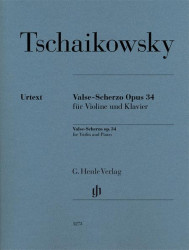 P.I. Čajkovskij: Valse-Scherzo op. 34 (noty na housle, klavír)