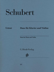 Franz Schubert: Duos for Piano and Violin (noty na housle, klavír)