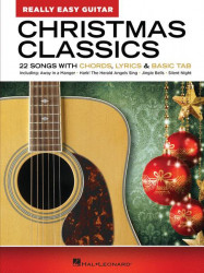 Christmas Classics: Really Easy Guitar Series (akordy na kytaru, texty písní)
