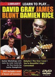 Lick Library: Learn To Play David Gray, James Blunt, Damien Rice (video škola hry na kytaru)