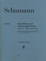 Robert Schumann: Introduction and Allegro Appassionato for Piano and Orchestra, Op. 92 (noty na čtyřruční klavír)