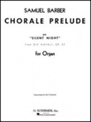 Samuel Barber: Chorale Prelude On Silent Night (noty na varhany)