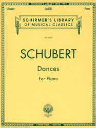 Franz Schubert: Dances For Piano (noty na klavír)