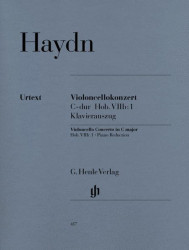 Franz Joseph Haydn: Cello Concerto In C Hob.VIIb (noty na violoncello, klavír)