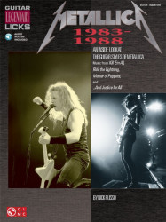 Metallica: Legendary Licks 1983-1988 (noty, tabulatury na kytaru) (+audio)