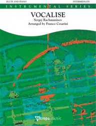 Sergej Rachmaninov: Vocalise for Flute and Piano (noty na příčnou flétnu, klavír)