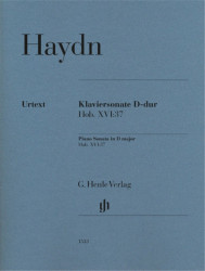 Joseph Haydn: Piano Sonata D major Hob. XVI:37 (noty na klavír)