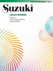 Suzuki Cello School Piano Part, Volume 4 (noty na violoncello, klavír)
