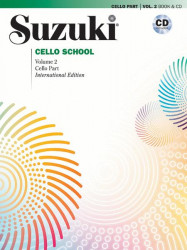 Suzuki Cello School Cello Part Volume 2 (noty na violoncello) (+audio)