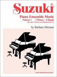 Suzuki Piano Ensemble Music Volume 1 for Piano Duo Second Piano Accompaniments (noty na klavír)