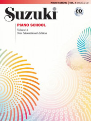 Suzuki Piano School Volume 4 (noty na klavír) (+audio)
