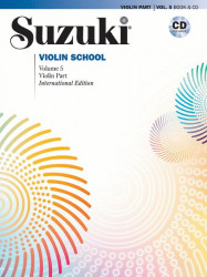 Suzuki Violin School Violin Part Volume 5 (noty na housle) (+audio)