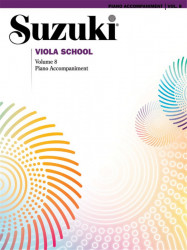 Suzuki Viola School Piano Accompaniment Volume 8 (noty na violu, klavír)