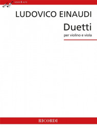 Ludovico Einaudi: Duetti per violino e viola (noty na housle, violu)