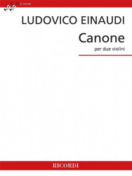 Ludovico Einaudi: Canone per due violini (noty na housle, duet)