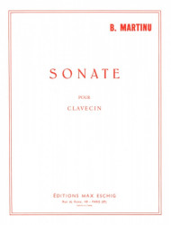 Bohuslav Martinů: Sonate Clavecin (noty na cembalo, klavír)