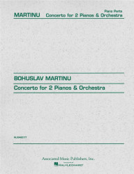 Bohuslav Martinů: Concerto for Two Pianos (noty na čtyřruční klavír)