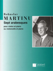 Bohuslav Martinů: Sept Arabesques Pour Violon Et Piano (noty na housle, klavír)