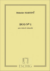 Bohuslav Martinů: Duo No.1 (noty na housle, violoncello)