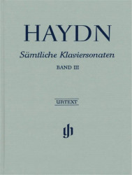 Joseph Haydn: Complete Piano Sonatas Volume III (noty na klavír)