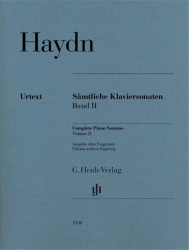 Joseph Haydn: Complete Piano Sonatas II Without Fingering (noty na klavír)