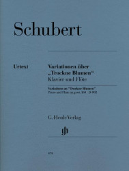 Franz Schubert: Variations On 'Trockne Blumen' D.802 (noty na příčnou flétnu, klavír)