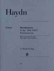 Franz Joseph Haydn: Concerto for Horn and Orchestra D major Hob. VIId (noty na lesní roh, klavír)