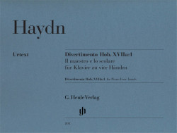 Franz Joseph Haydn: Divertimento Hob. XVIIa (noty na čtyřruční klavír)