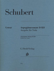 Franz Schubert: Arpeggione  Sonata D 821 (noty na violu, klavír)